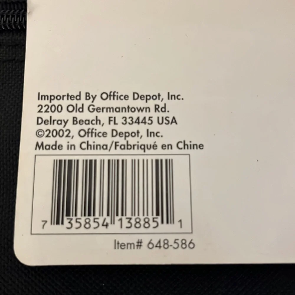 Black Laptop Carrying Case by Office Depot NWT